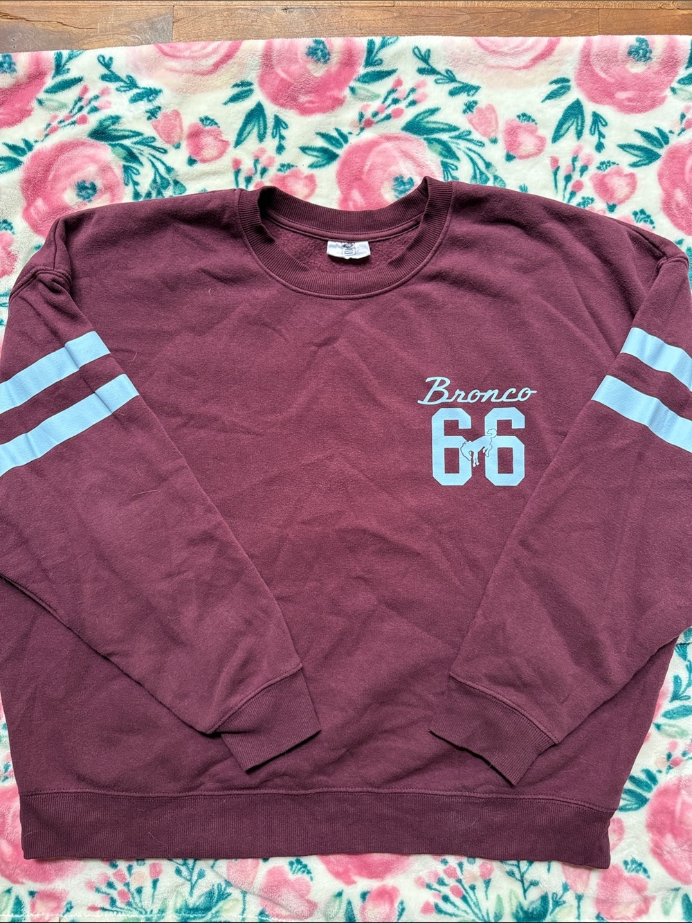Maroon bronco Crewneck Sweatshirt